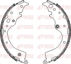 Remsa 4578.00 - Bremžu loki www.autospares.lv