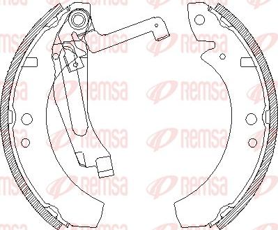 Remsa 4691.00 - Bremžu loki www.autospares.lv