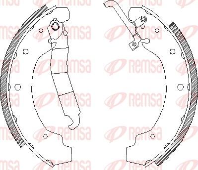 Remsa 4692.01 - Bremžu loki www.autospares.lv