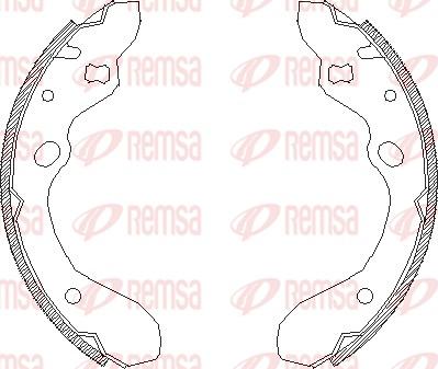 Remsa 4643.00 - Bremžu loki www.autospares.lv