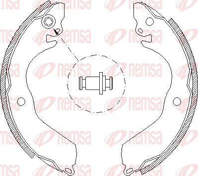 Remsa 4647.00 - Bremžu loki www.autospares.lv