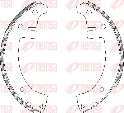 Remsa 4653.00 - Bremžu loki www.autospares.lv