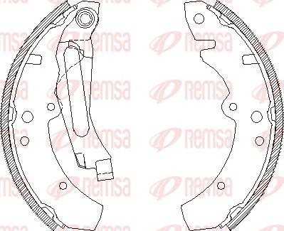 Remsa 4689.00 - Bremžu loki www.autospares.lv