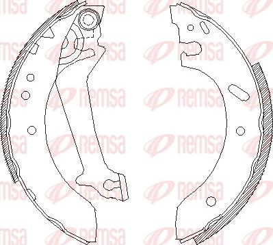 Remsa 4670.00 - Bremžu loki autospares.lv