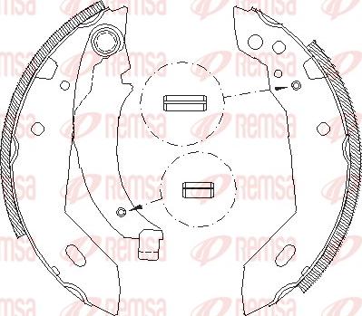 Remsa 4095.00 - Bremžu loki www.autospares.lv