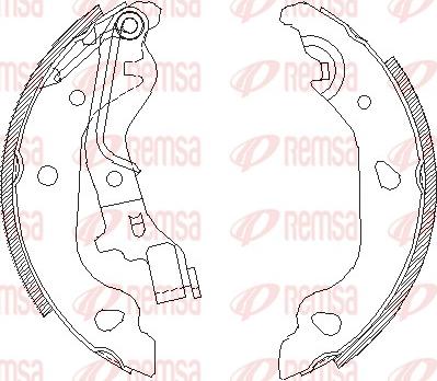 Remsa 4098.00 - Bremžu loki www.autospares.lv