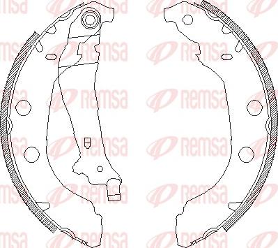 Remsa 4092.00 - Bremžu loki www.autospares.lv