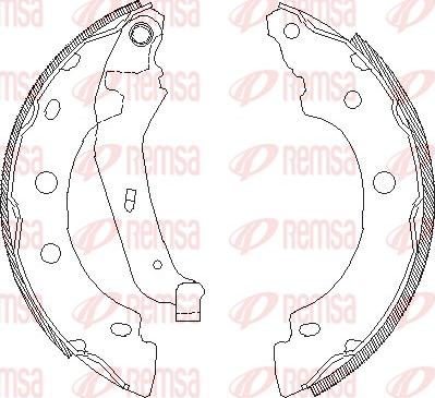 Remsa 4043.00 - Bremžu loki www.autospares.lv