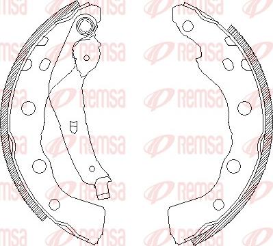 Remsa 4059.00 - Bremžu loki www.autospares.lv