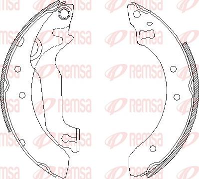 Remsa 4057.00 - Bremžu loki autospares.lv