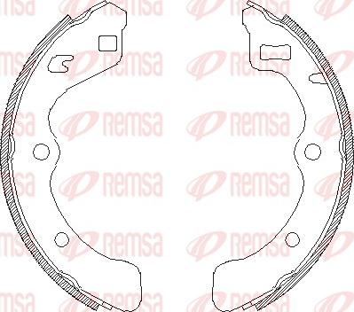 Remsa 4067.00 - Bremžu loki www.autospares.lv