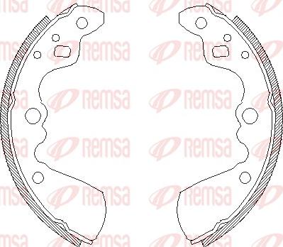 Remsa 4019.00 - Bremžu loki www.autospares.lv