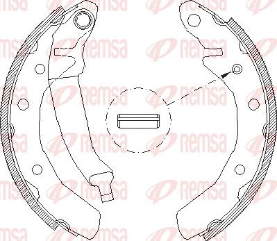 Remsa 4086.00 - Bremžu loki www.autospares.lv