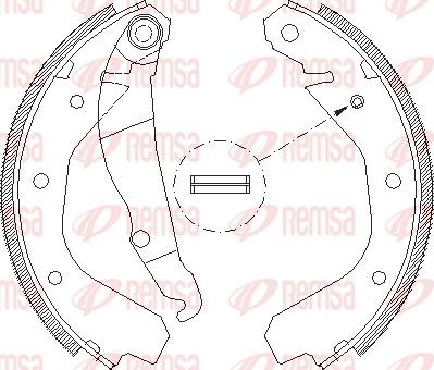 Remsa 4088.00 - Bremžu loki www.autospares.lv