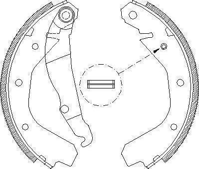 Magneti Marelli 363609504050 - Bremžu loku komplekts www.autospares.lv