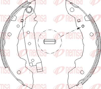 Remsa 4038.00 - Bremžu loki www.autospares.lv