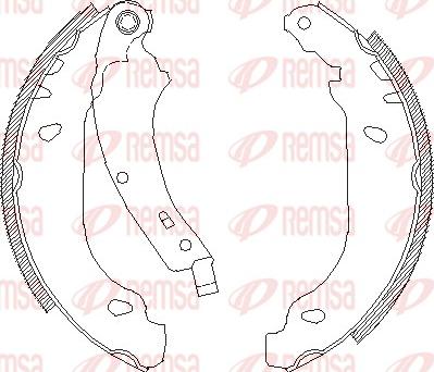 Remsa 4074.00 - Bremžu loki autospares.lv