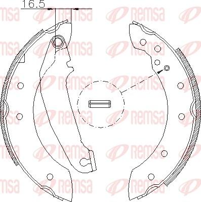 Remsa 4199.00 - Bremžu loki www.autospares.lv