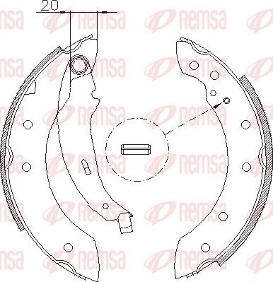 Remsa 4199.01 - Bremžu loki www.autospares.lv