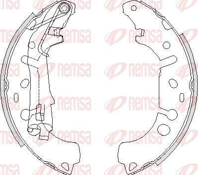 Remsa 4192.00 - Bremžu loki www.autospares.lv