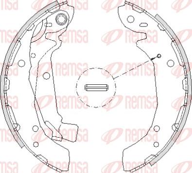 Remsa 4197.00 - Bremžu loki www.autospares.lv