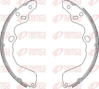 Remsa 4153.00 - Bremžu loki www.autospares.lv