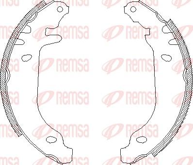 Remsa 4169.00 - Bremžu loki www.autospares.lv