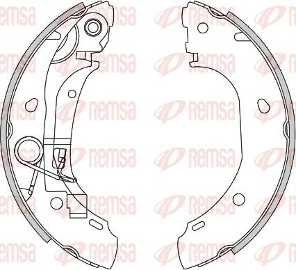 Remsa 4163.00 - Bremžu loki www.autospares.lv