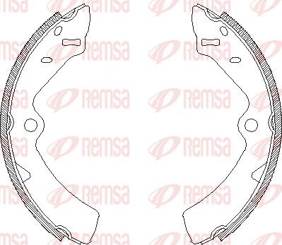 Remsa 4167.00 - Bremžu loki www.autospares.lv