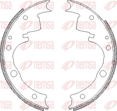 Remsa 4109.00 - Bremžu loki www.autospares.lv