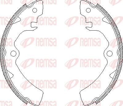 Remsa 4106.00 - Bremžu loki www.autospares.lv