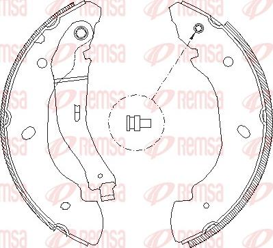 Remsa 4107.00 - Bremžu loki www.autospares.lv