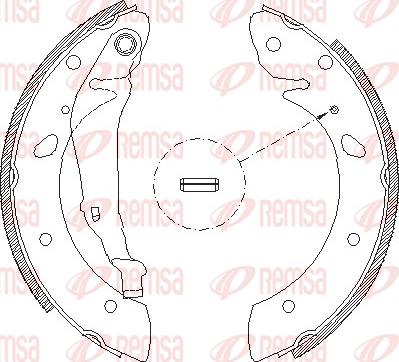 Remsa 4113.00 - Bremžu loki www.autospares.lv