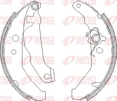 Remsa 4185.01 - Bremžu loki www.autospares.lv