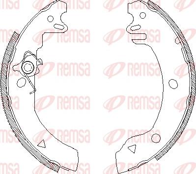 Remsa 4186.00 - Bremžu loki www.autospares.lv