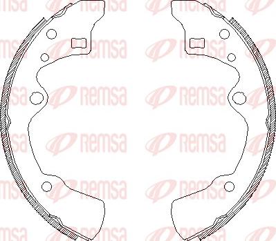 Remsa 4183.00 - Bremžu loki www.autospares.lv