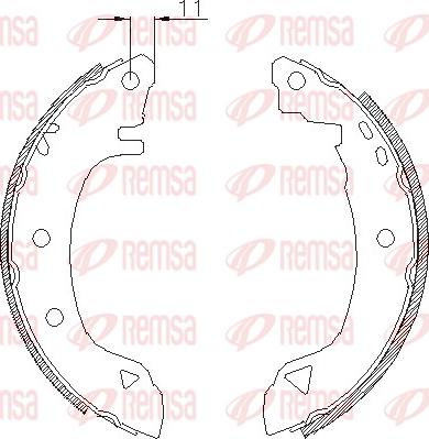 Remsa 4182.00 - Bremžu loki www.autospares.lv