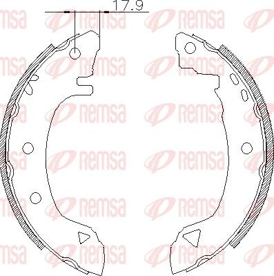 Remsa 4182.01 - Bremžu loki www.autospares.lv