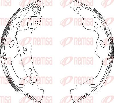 Remsa 4187.00 - Bremžu loki www.autospares.lv