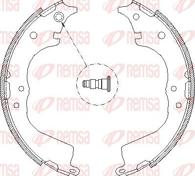 Remsa 4134.00 - Bremžu loki www.autospares.lv