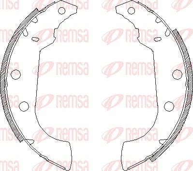 Remsa 4135.00 - Bremžu loki www.autospares.lv