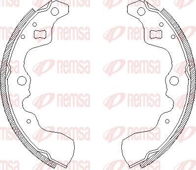 Remsa 4132.00 - Bremžu loki www.autospares.lv