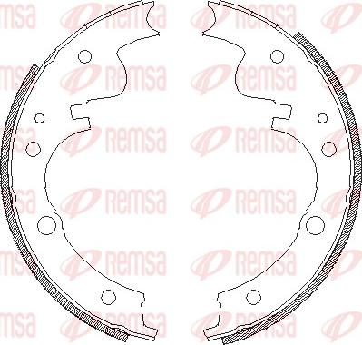 Remsa 4121.00 - Bremžu loki www.autospares.lv