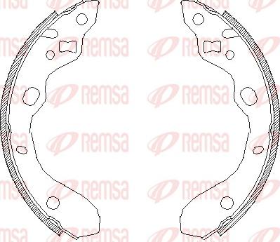 Remsa 4128.00 - Bremžu loki www.autospares.lv