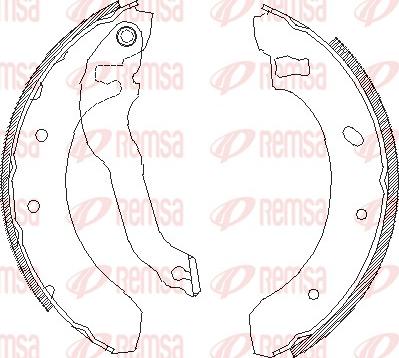 Remsa 4395.00 - Bremžu loki autospares.lv