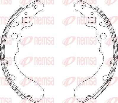 Remsa 4390.00 - Bremžu loki www.autospares.lv