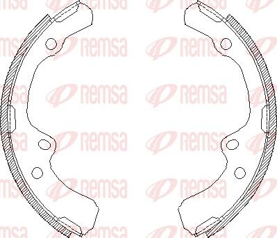 Remsa 4391.00 - Bremžu loki www.autospares.lv