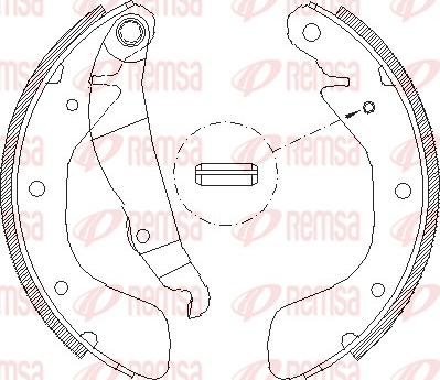 Remsa 4398.00 - Bremžu loki www.autospares.lv