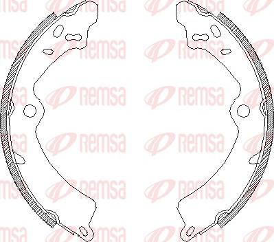 Remsa 4349.00 - Bremžu loki www.autospares.lv