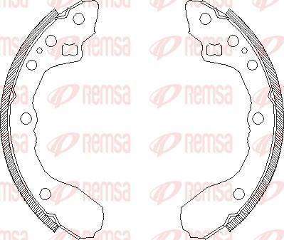 Remsa 4344.00 - Bremžu loki www.autospares.lv